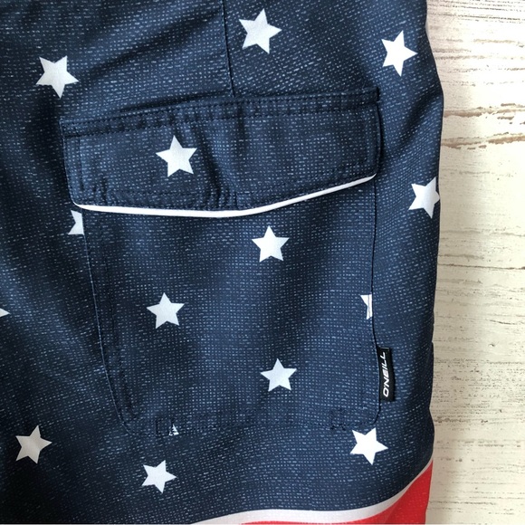 *3/$20* O’NEILL HYPERFREAK American Flag Patriotic 9” Board Shorts 29 - Picture 5 of 7